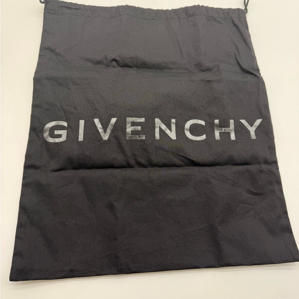 Givenchy Black and Silver Logo Bag